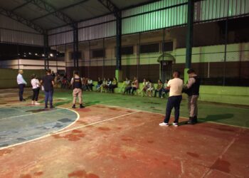 PM promove reunião comunitária para reforçar segurança no bairro São Benedito, em Carmo do Rio Claro (MG)