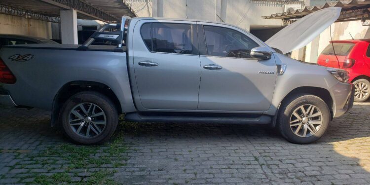 Caminhonete furtada em frente a pizzaria em Alfenas; proprietário pede ajuda para localizar veículo