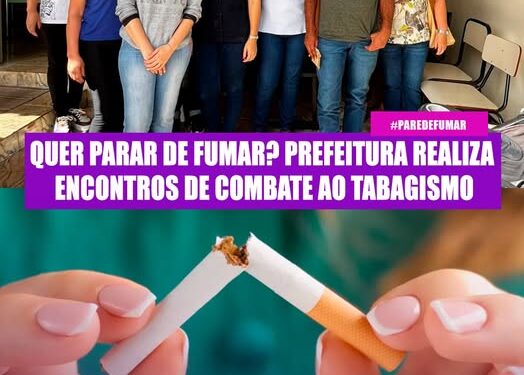 PREFEITURA REALIZA ENCONTROS DE COMBATE AO TABAGISMO EM CARMO