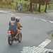 VÍDEO: Motociclista sem CNH e com suspeita de embriaguez bate em poste e fica ferido