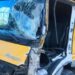 Colisão frontal entre caminhões deixa um ferido leve na BR-491