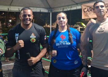 VÍDEO | Praça Dona Maria Goulart em Carmo recebe grande evento de muay thai e boxe