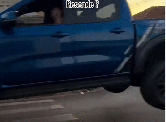 VÍDEO: Carro “voando” em cruzamento leva polícia a identificar condutor em Nova Resende; “era IA”, disse infrator