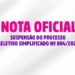 Prefeitura de Carmo do Rio Claro suspende Processo Seletivo Simplificado nº 004/2026