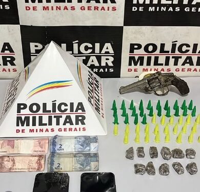 Operação da PM desarticula ponto de tráfico e prende suspeitos em Paraguaçu (MG)