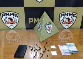 CARMO DO RIO CLARO | Homem é preso pela PM por tráfico de drogas no Coração Eucarístico