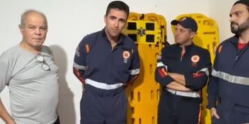 VÍDEO: Paciente que sobreviveu a duas paradas cardíacas visita equipe do SAMU em Alfenas