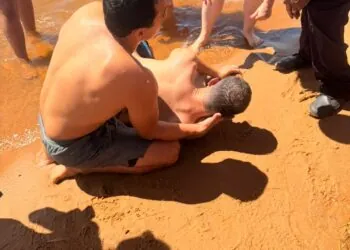 Capitão dos Bombeiros de folga salva homem de afogamento em lago no Sul de Minas