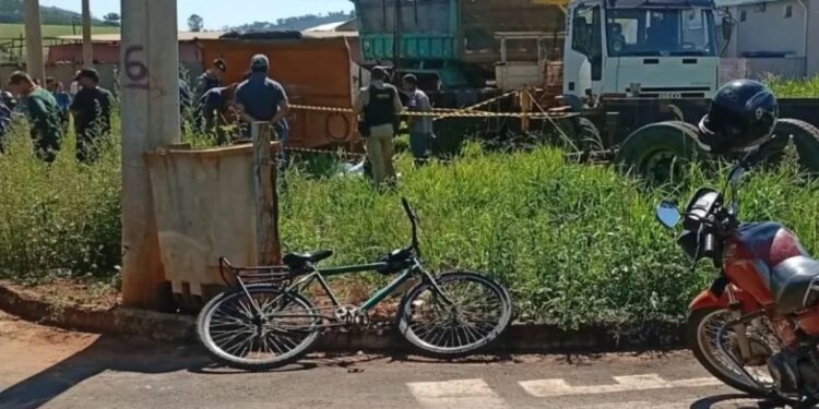 URGENTE: Homem morre após ser atingido por caçamba de caminhão em Alterosa, no Sul de Minas