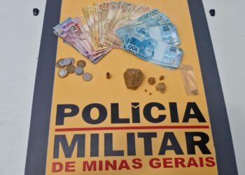 Dupla é presa com drogas, munição e mais de R$ 3,5 mil na MG-050, em Passos