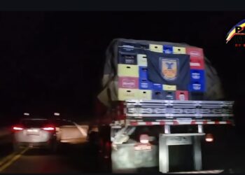 Motorista é preso com carga suspeita de cerveja falsificada na MG-050