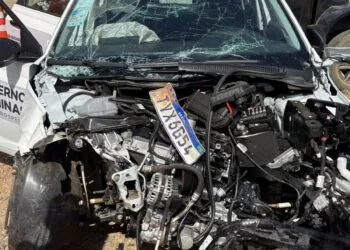 Colisão frontal na MG-455 deixa feridos e mobiliza equipes de resgate em Andradas