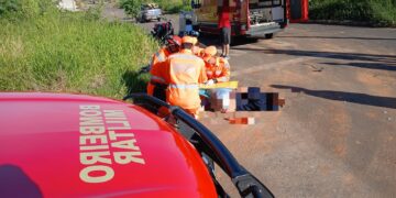 Motociclista fica ferido em colisão com carro em Alfenas