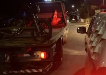Polícia Militar apreende motocicleta irregular durante patrulhamento em Conceição da Aparecida (MG)