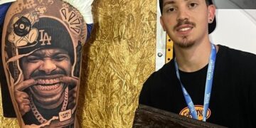 Carmelitano se destaca e leva prêmio em convenção de tatuagem em Alfenas