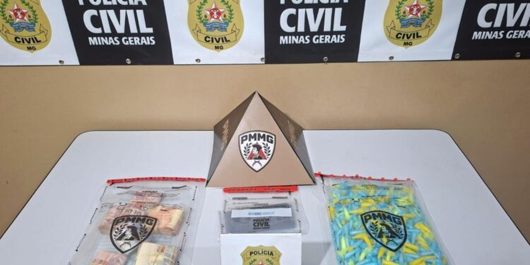 Ação conjunta apreende mais de 600 porções de cocaína no Sul de Minas