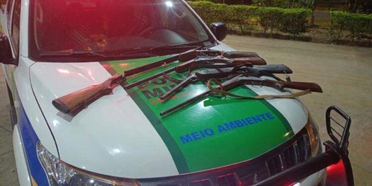 Operação Fronteira Segura resulta na apreensão de armas e prisão de dois suspeitos em São Sebastião do Paraíso