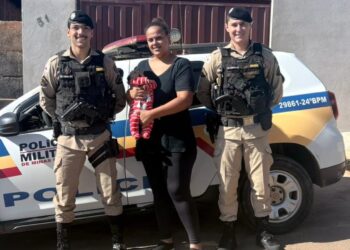 VÍDEO: Polícia Militar age rápido e salva bebê de 3 meses engasgado em Ilicínea
