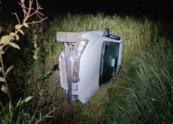 Mulher sem habilitação provoca acidente na MG-179 e acaba presa no Sul de Minas