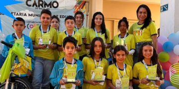 Alunos da rede municipal se destacam na final do Construindo Palavras em Carmo do Rio Claro