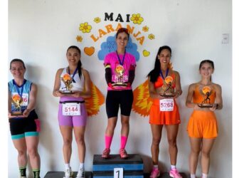 MAIS UM PÓDIO: Atleta carmelitana vence corrida promovida pela Prefeitura de Capitólio