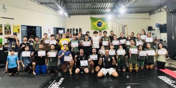 FOTOS: DG Team realiza graduação de muay thai em Carmo do Rio Claro