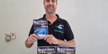 VÍDEO: Lucas Ginatto lança primeiro livro sobre natação infantil em Carmo do Rio Claro