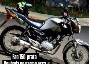 Moto furtada durante a madrugada em Carmo do Rio Claro é recuperada