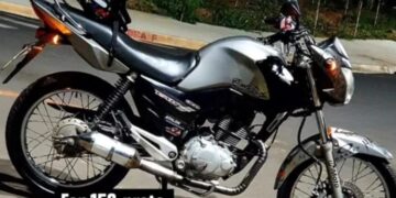 Moto furtada durante a madrugada em Carmo do Rio Claro é recuperada