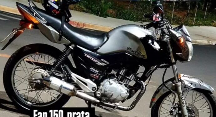 Moto furtada durante a madrugada em Carmo do Rio Claro é recuperada
