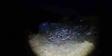 Motorista salta de caminhão em movimento antes do veículo capotar em ribanceira