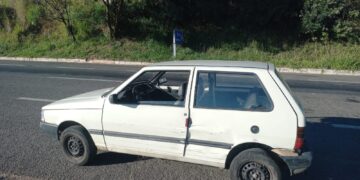 Motorista suspeito de embriaguez foge após acidente na MG-050