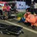 Colisão entre motocicletas deixa dois feridos em cruzamento de Alfenas
