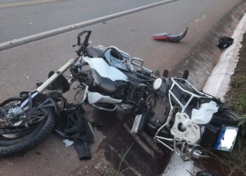 Motociclista fica gravemente ferido após colisão com trator na BR-146, em Bom Jesus da Penha