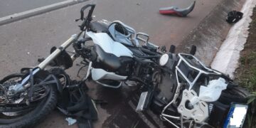 Motociclista fica gravemente ferido após colisão com trator na BR-146, em Bom Jesus da Penha