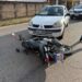Colisão entre carro e motocicleta mobiliza Corpo de Bombeiros; motociclista é encaminhado ao hospital
