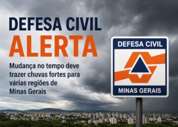 Frente fria provoca mudança no tempo e aumenta risco de temporais em Minas