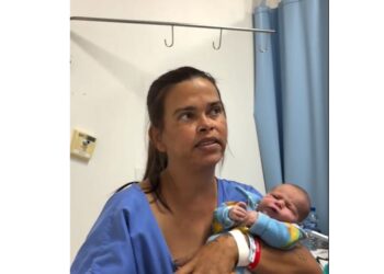 VÍDEO: Dor que parecia pedra nos rins termina com nascimento de bebê