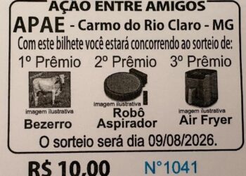 APAE de Carmo do Rio Claro lança ação solidária com prêmios imperdíveis