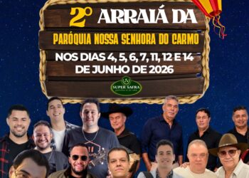 2º Arraiá da Paróquia Nossa Senhora do Carmo promete sete dias de festa, música e tradição em Carmo do Rio Claro
