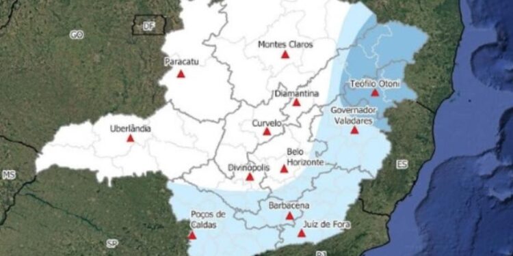 Frente fria mantém previsão de chuva no Sul de Minas durante o fim de semana