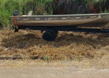 Ladrões furtam barco, motor e acessórios na região do Itaci em Carmo do Rio Claro