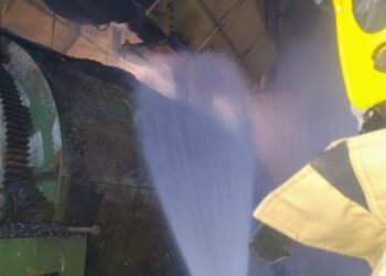 Incêndio atinge secador de café e danifica cerca de 80 sacas em fazenda de Boa Esperança