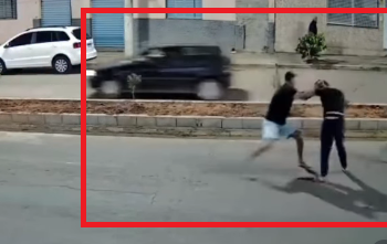 VÍDEO: Mulher é agredida com chutes na cabeça durante briga em Muzambinho