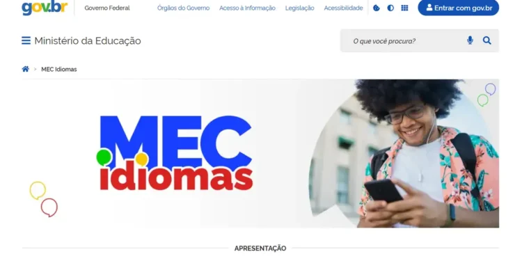 MEC Idiomas: nova plataforma oferta inglês e espanhol gratuitamente