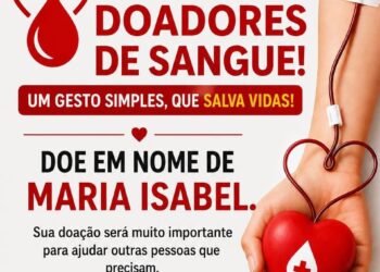 Familiares de Maria Isabel mobilizam campanha de doação de sangue para o Homocentro de Alfenas