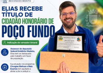 Elias César Leandro de Carmo recebe título de cidadão honorário em Poço Fundo