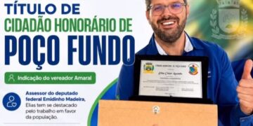 Elias César Leandro de Carmo recebe título de cidadão honorário em Poço Fundo