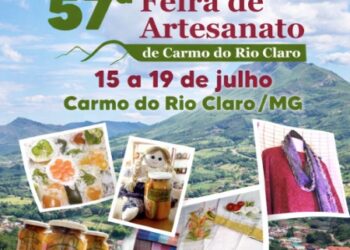 57ª Feira de Artesanato de Carmo do Rio Claro promete celebrar cultura, criatividade e tradição