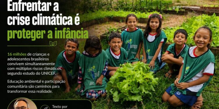 Enfrentar a crise climática é proteger a infância 